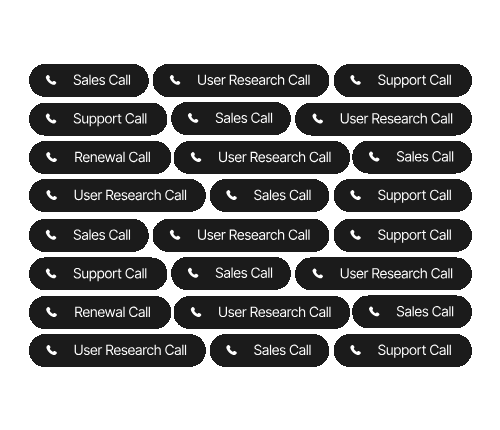 Overwhelming call recordings